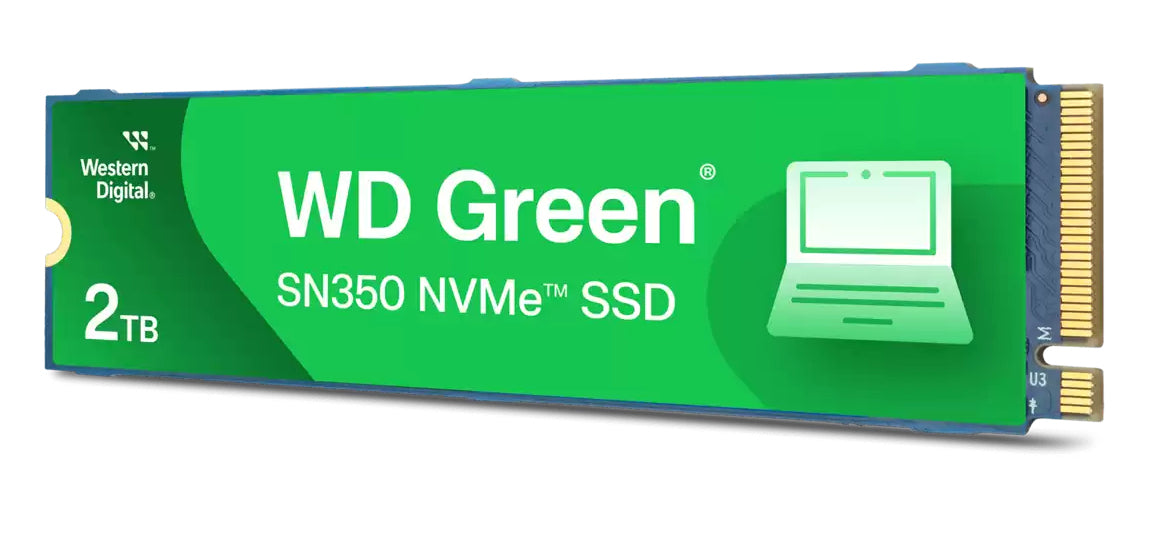 Unidad de Estado Solido Western Digital Interno Green SN350 2TB M.2 2280 PCIe 3.0 NVMe Lectur