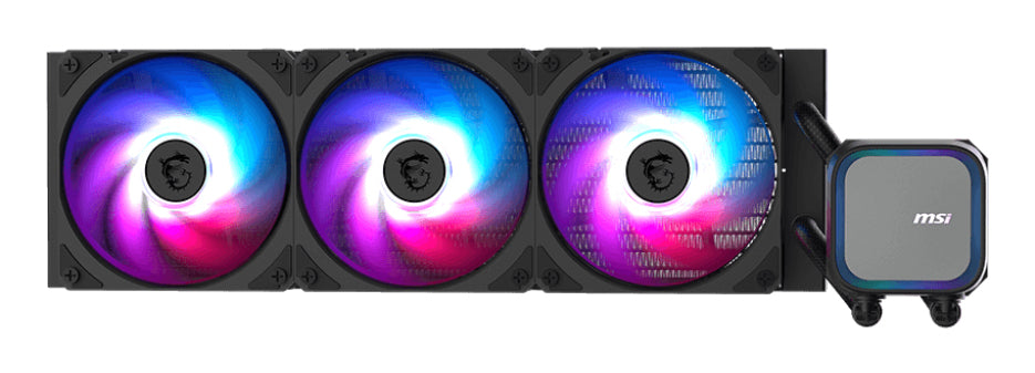 Enfriamiento Liquido MSI MAG CORELIQUID A13 360 para CPU 3x 120mm hasta 2000RPM Blanco