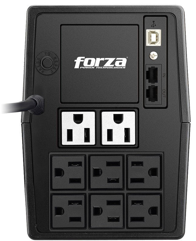 UPS Interactivo Forza SL-1011UL 1000VA/600W 8-NEMA 1100J RJ45