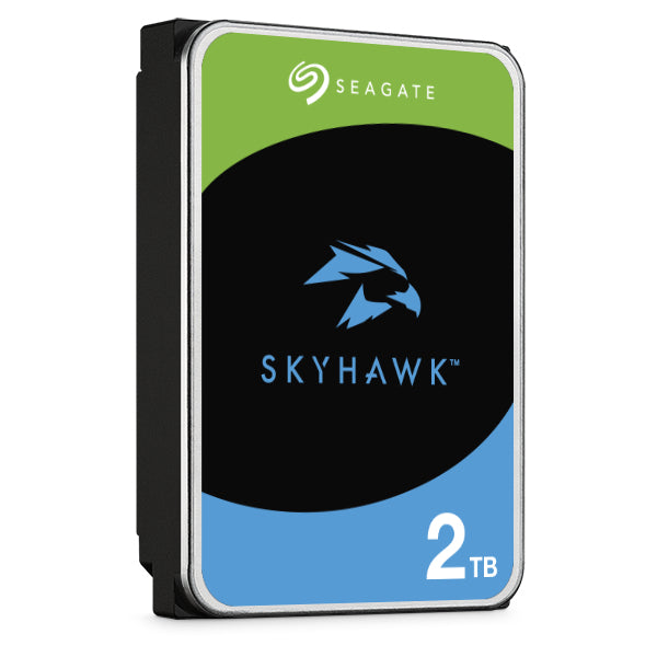 Disco Duro Interno Seagate SkyHawk 2TB 3.5" 5400RPM SATA lll 6Gbit/s Cache 256MB 1-8 Bahias para Videovigilancia
