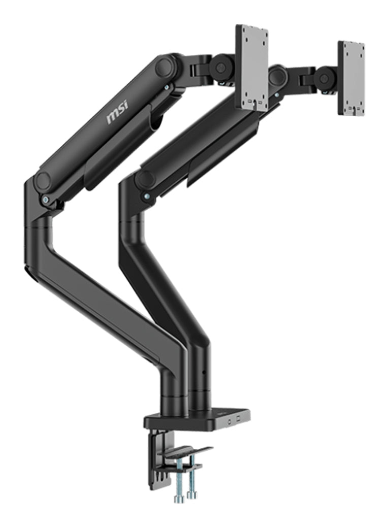 Soporte para Monitor MSI (MAG MT201D) Doble Monitor sobre Mesa Vesa 17 A 45 20KG Negro