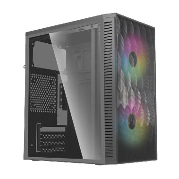 Gabinete Acteck Compacto Mini Torre Fuji GC470 Fuente ATX 500 Advanced Series Negro