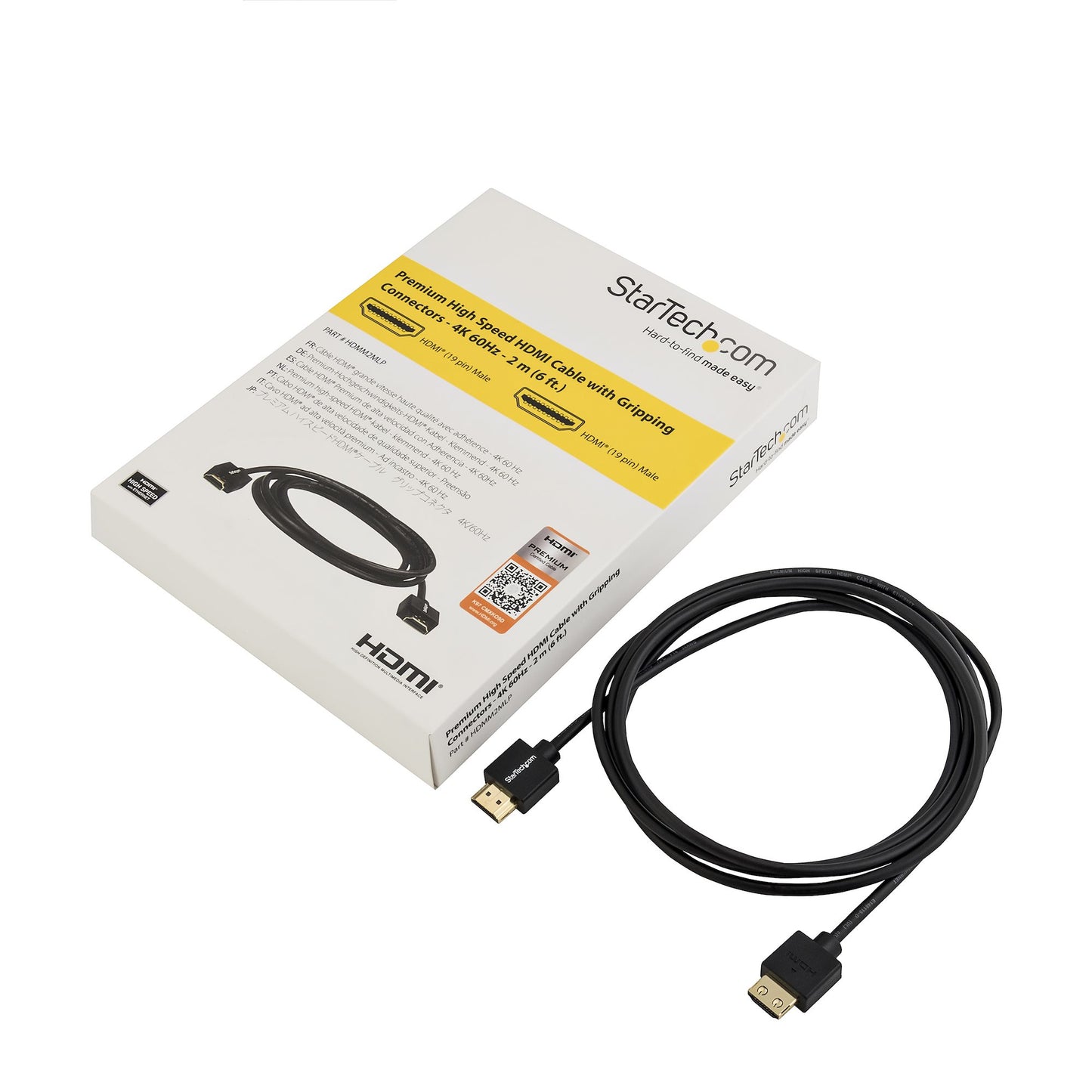 StarTech.com HDMM2MLP cable HDMI HDMI Tipo A (Estándar) Negro