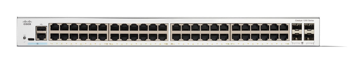 Cisco C1200-48T-4G dispositivo de redes Gestionado L2/L3 Gigabit Ethernet (10/100/1000) Blanco