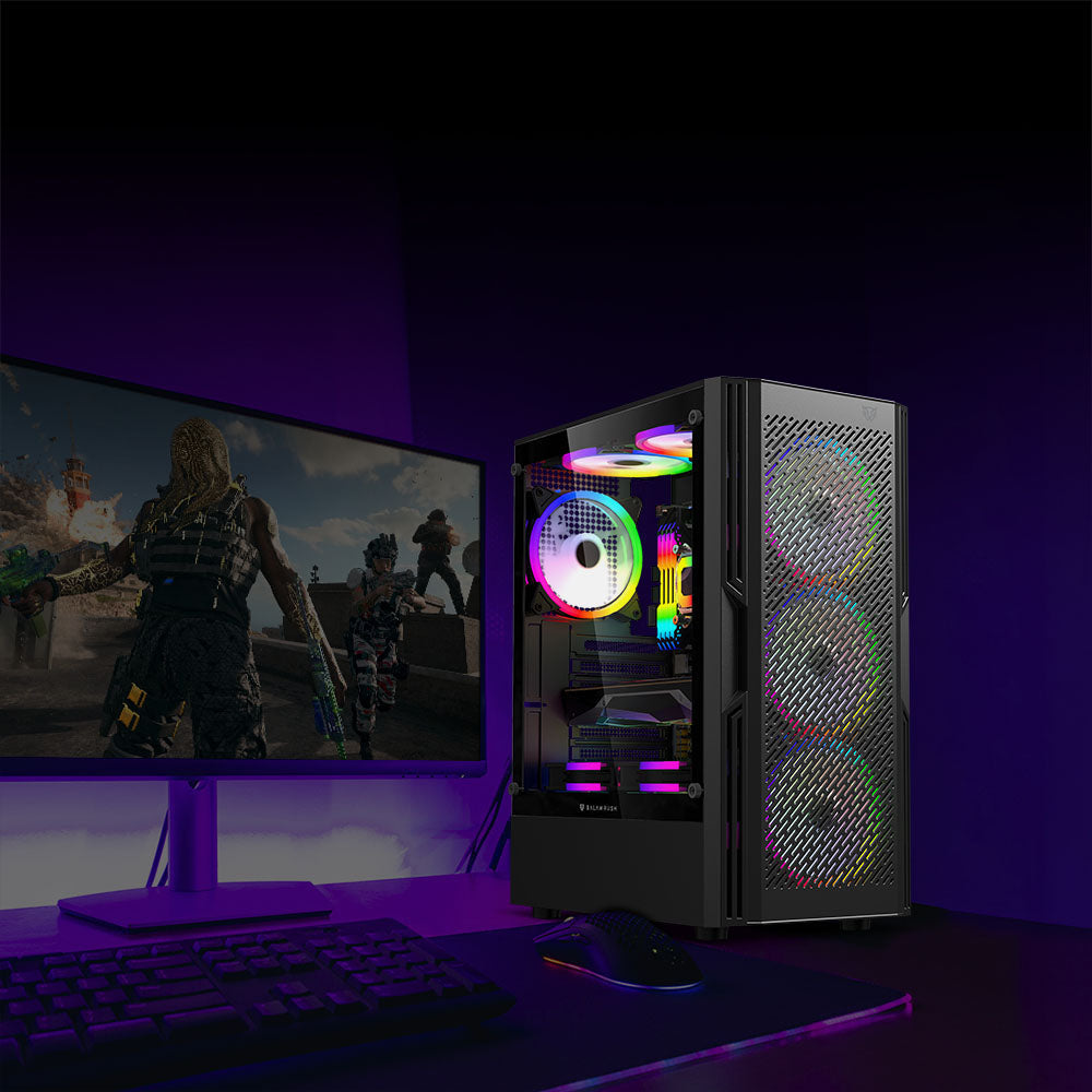 Gabinete Gamer Balam Rush Compact Media Torre Dragonfly Ventra GM570 / Negro