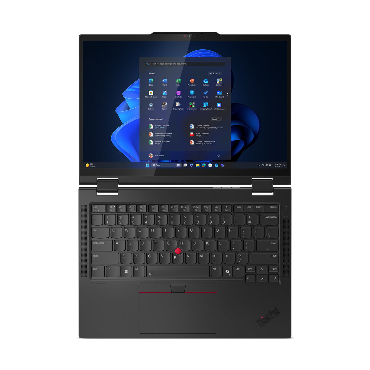 Laptop Lenovo ThinkPad T14s 2 in 1 G1 14" Intel Core Ultra 7 255U 16GB 512GB SSD W11 Pro 64 3YR Premier NBD