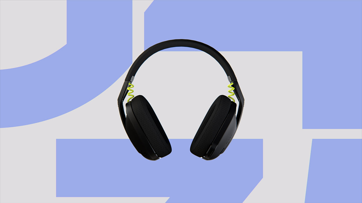 Audífonos Logitech Gaming G435 Inalámbricos Micrófono Lightspeed Color Negro-Amarillo