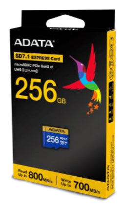 Memoria Micro SD Adata Express 256GB 800/700 MB/S Compatible con Nintendo Swich 2