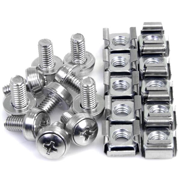 StarTech.com CABSCREWM6 tornillo o tuerca 12 mm 50 pieza(s)