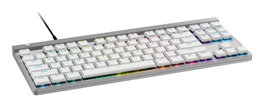 Teclado Logitech G515 TKL Wired Gaming USB Color Blanco