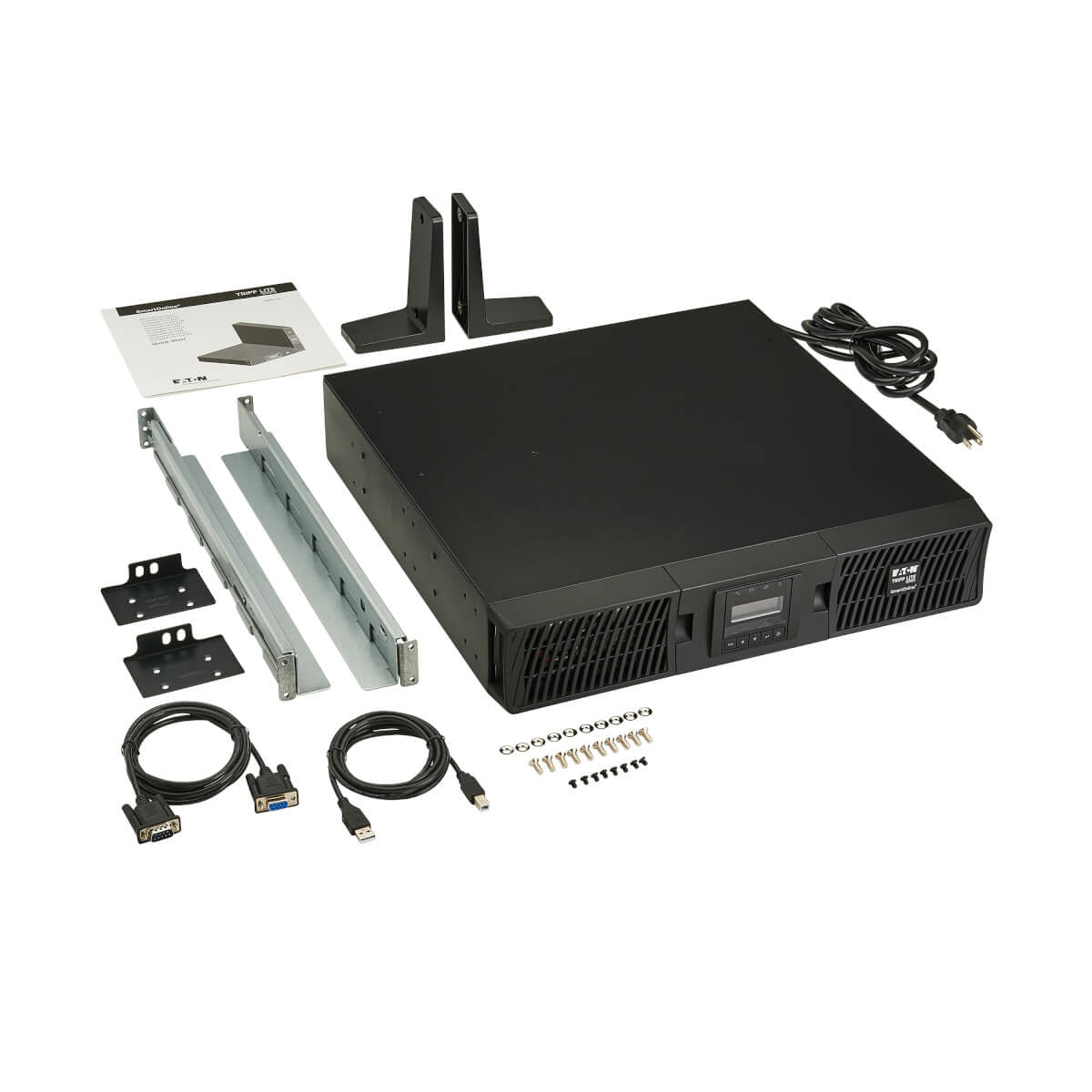 Tripp Lite SU1000RTXLCD2U sistema de alimentación ininterrumpida (UPS) Doble conversión (en línea) 1 kVA 6 salidas AC