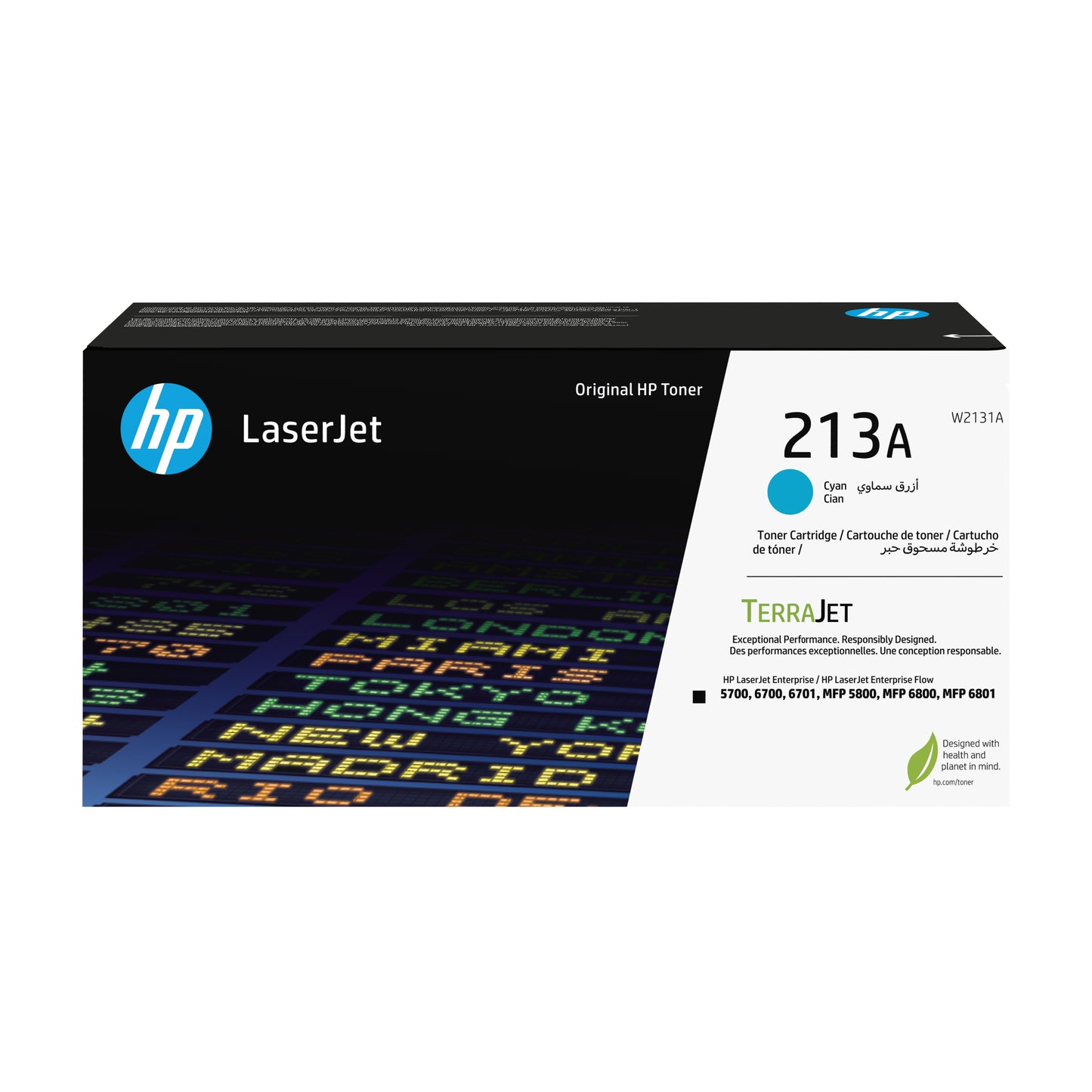 Tóner HP LaserJet 213A Rendimiento 3000 Páginas Color Cian