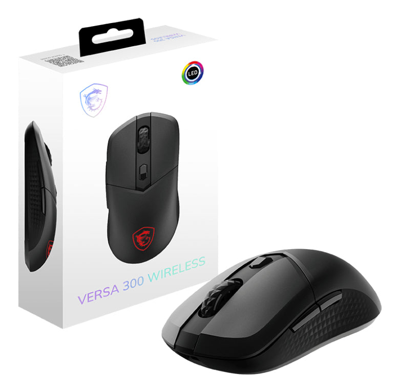Mouse MSI Versa 300 Wireless 8000 DPI RGB Inalambrico RGB BLACK