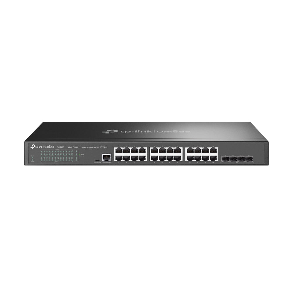 TP-Link Omada SG3428 dispositivo de redes Gestionado L2/L3 Gigabit Ethernet (10/100/1000) 1U Negro