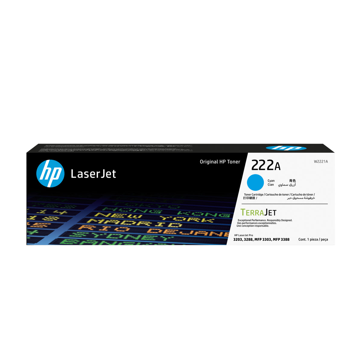 Toner HP LaserJet 222A Cian