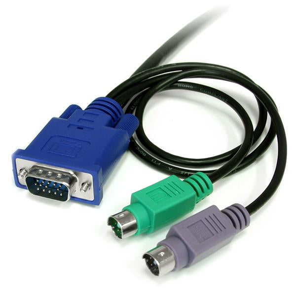StarTech.com SVECON6 cable para video, teclado o ratón (KVM) Negro