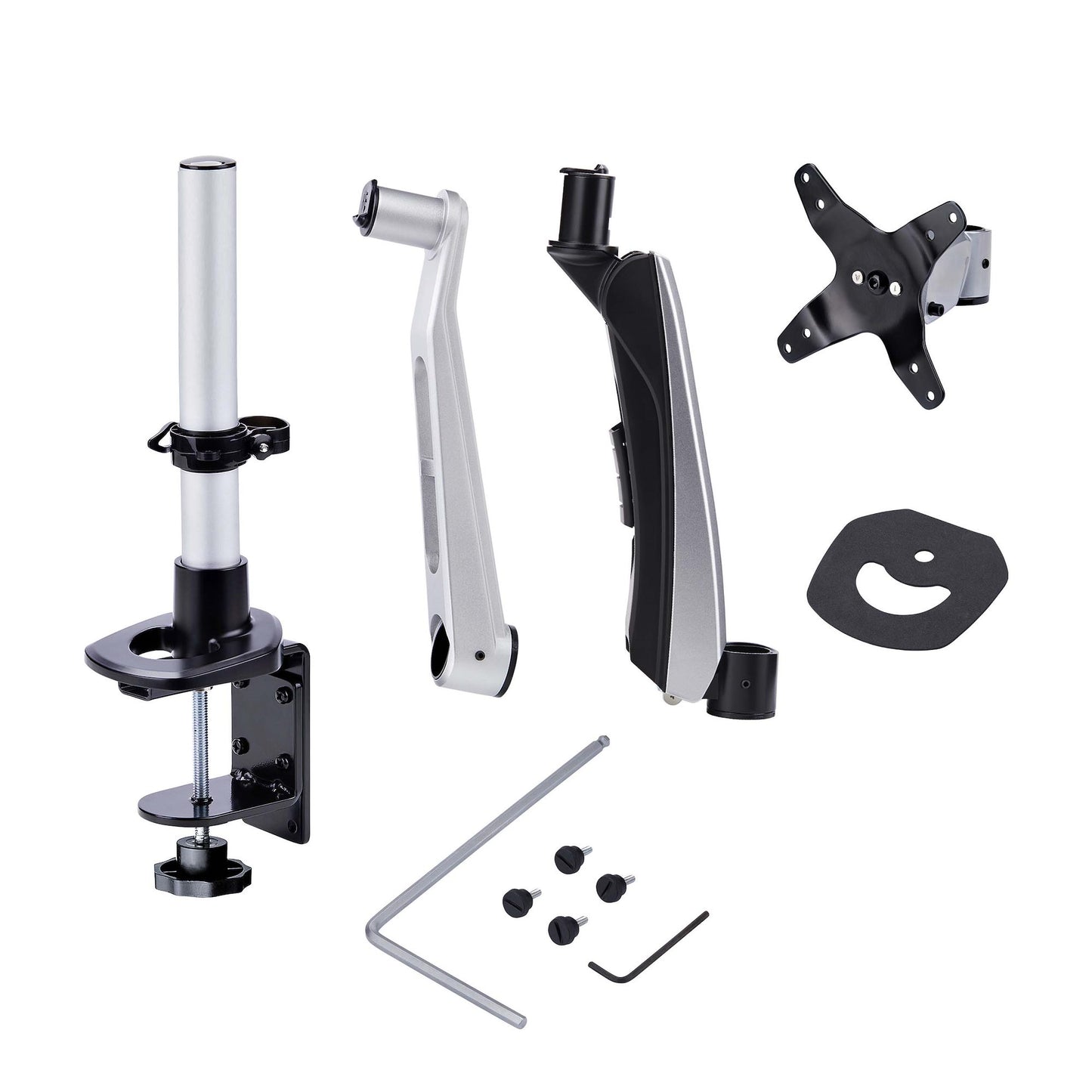 StarTech.com 1MP1ACG-MONITOR-ARM soporte para pantalla plana 76.2 cm (30") Negro, Plata