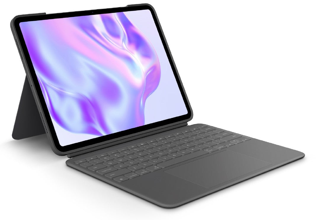 Logitech Combo Touch QWERTY Inglés de EE.UU. Smart Connector Grafito