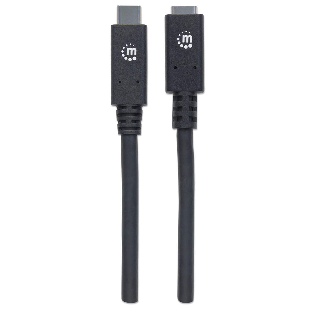 Manhattan 355230 cable USB USB 3.2 Gen 2 (3.1 Gen 2) 0.5 m USB C 10 Gbit/s Negro