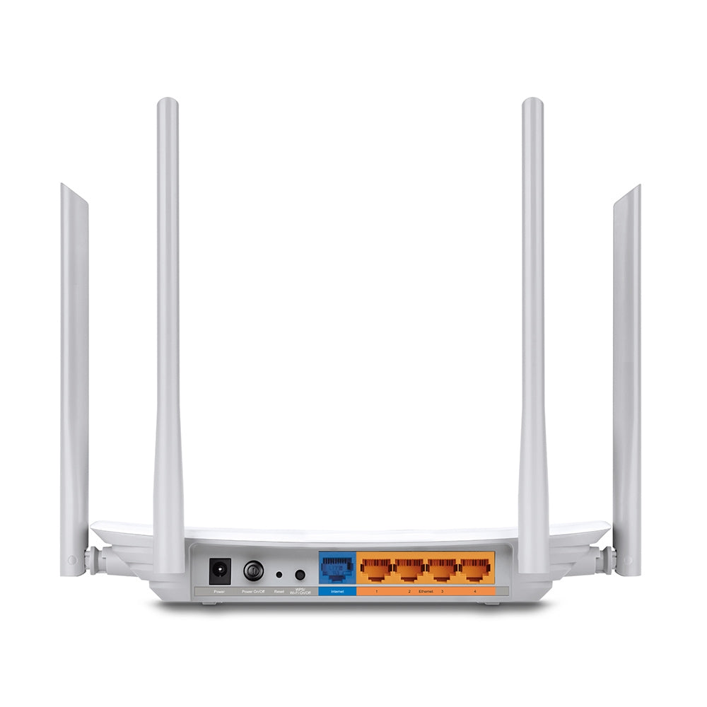TP-Link Archer C50 router inalámbrico Ethernet rápido Doble banda (2,4 GHz / 5 GHz) Negro