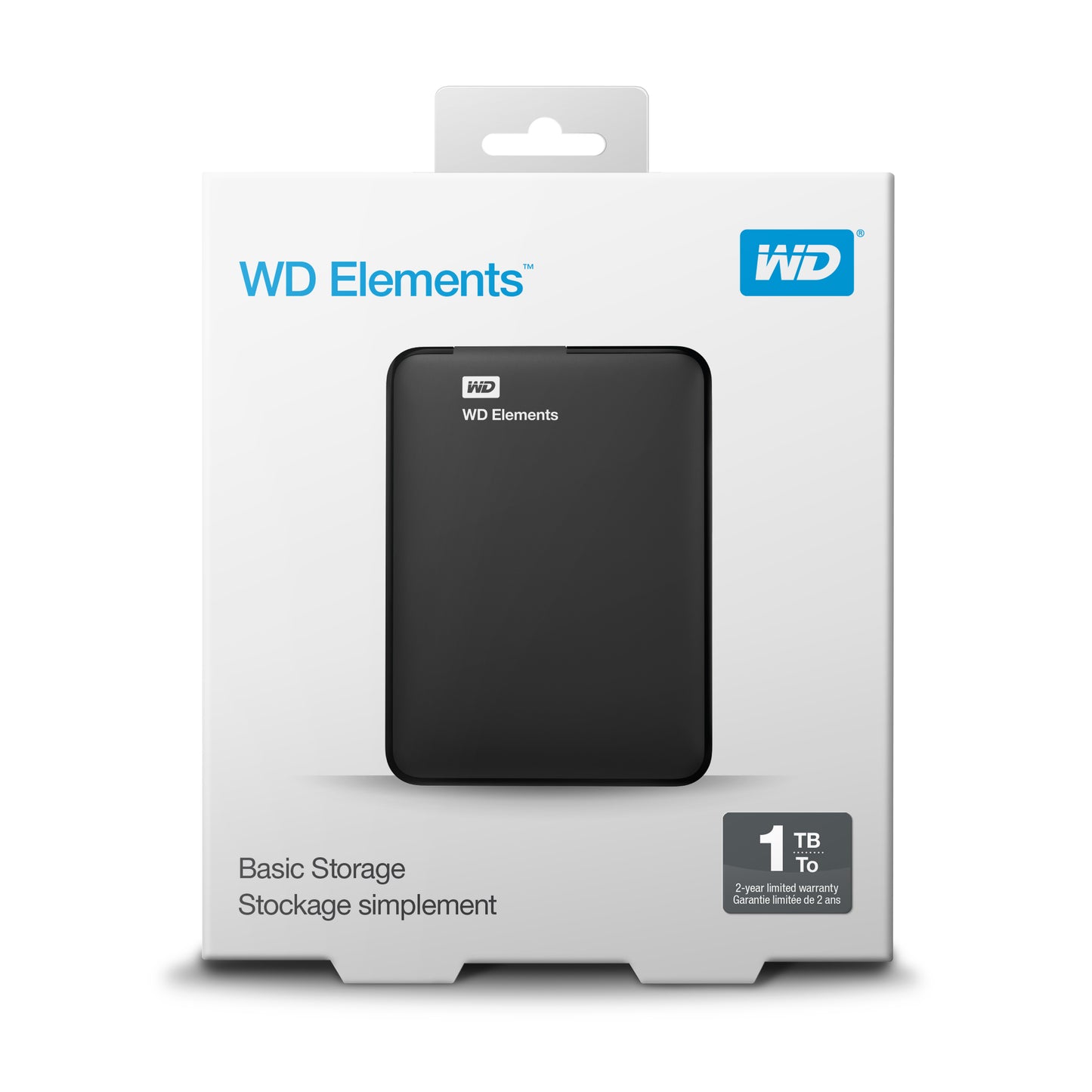 Disco Duro Externo Western Digital Elements Portable 1TB USB 3.0 Color Negro para Windows