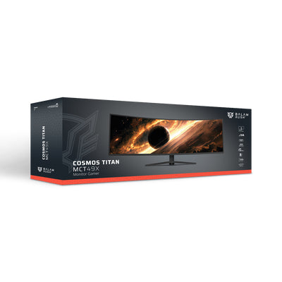 Balam Rush BR-944144 monitor de computadora 124.5 cm (49") 5120 x 1440 Pixeles Dual QHD LED Negro