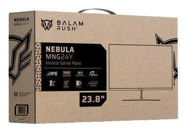 Monitor Balam Rush 23.8" Gaming Plano IPS Nebula MNG24Y FHD 100Hz 4ms 1xHDMI 1.4 + 1xDP 1.2 + 3.5mm VESA75mm