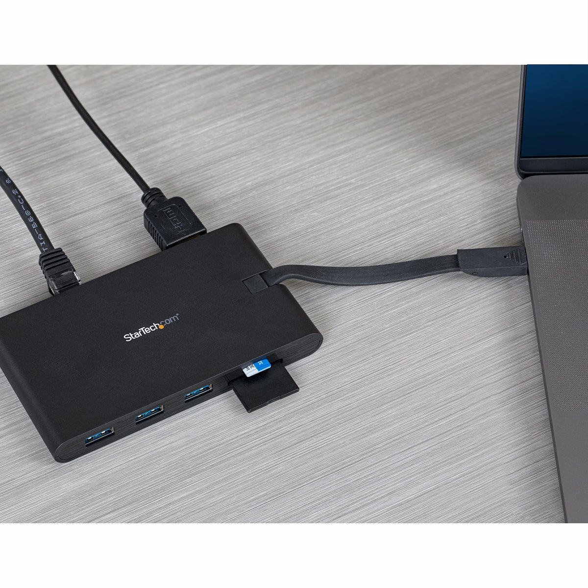 StarTech.com DKT30CHVSCPD base para laptop o replicador de puertos Alámbrico USB 3.2 Gen 1 (3.1 Gen 1) Type-C Negro
