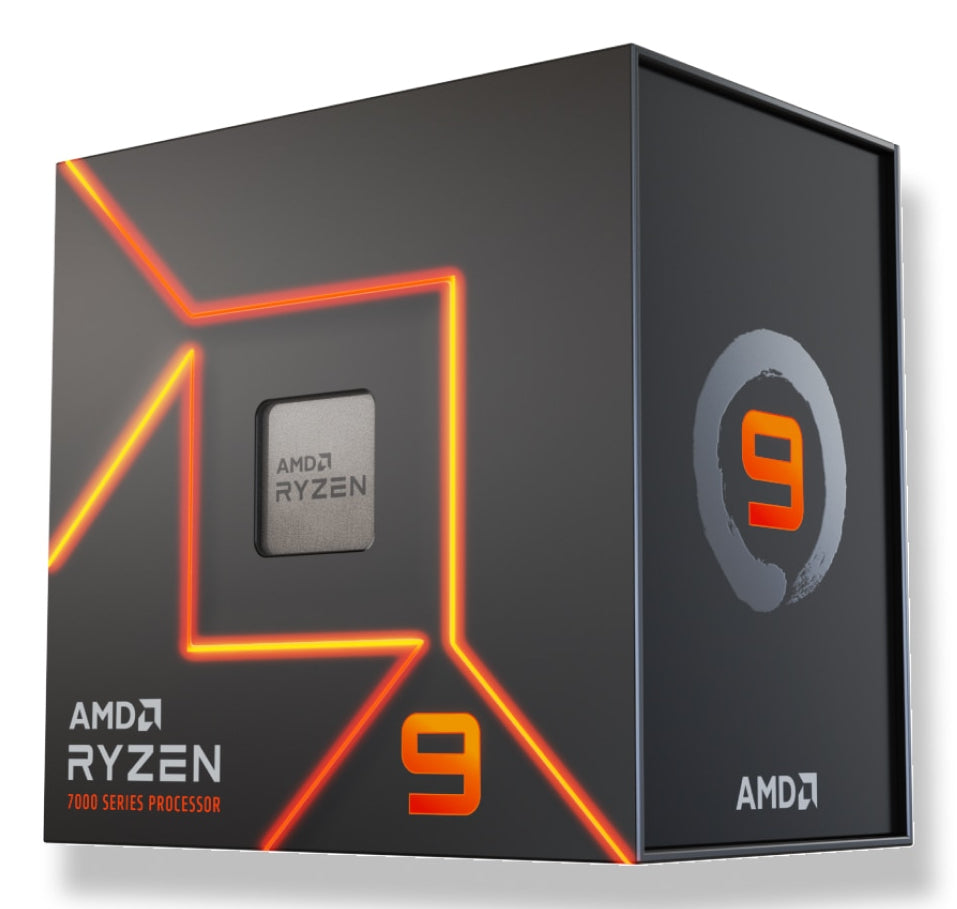 Procesador AMD Ryzen 9 7900 3.7GHz 64MB 65W 12 Cores 24 Threads Socket AM5 con Gráficos sin Disipador