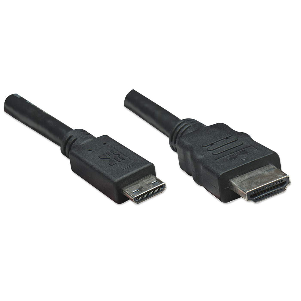 Manhattan 304955 cable HDMI 1.8 m HDMI Tipo A (Estándar) HDMI tipo C (Mini) Negro