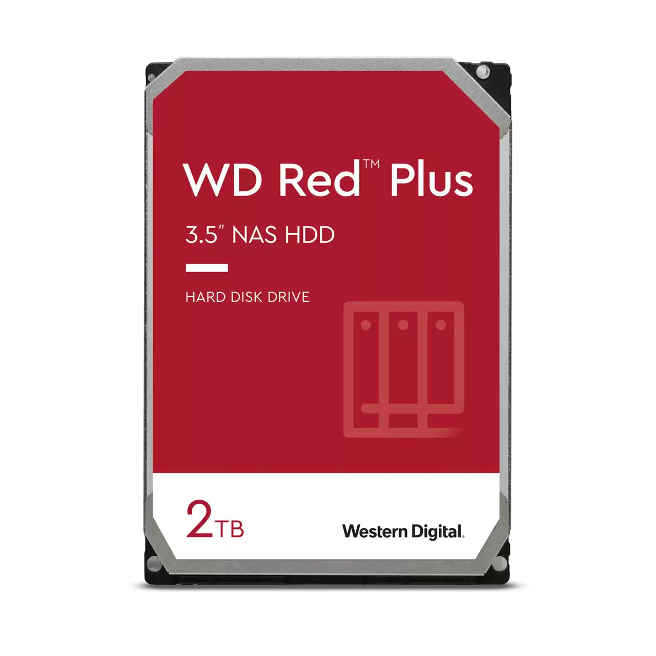 Disco Duro Western Digital Interno Interno Red PLUS 2TB 3.5 SATA3 6GB/S 64MB 5400RPM 24X7 HOTPLUG NAS 1-8 B