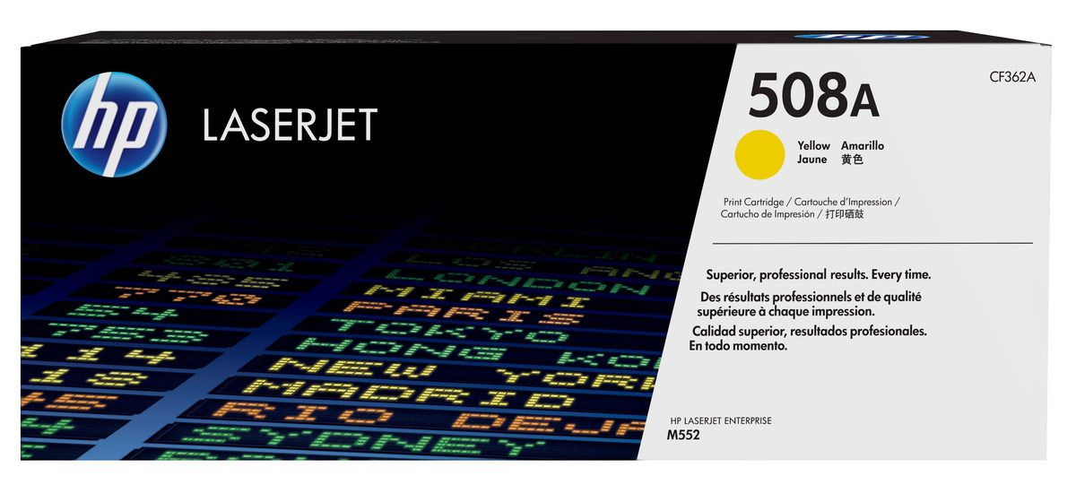 Toner HP LaserJet 508A Amarillo