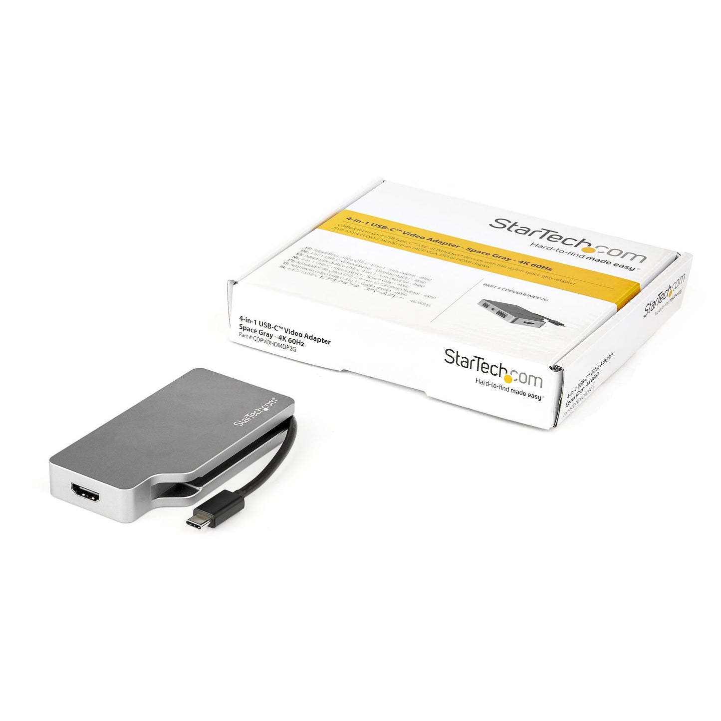 StarTech.com CDPVDHDMDP2G adaptador gráfico USB 4096 x 2160 Pixeles