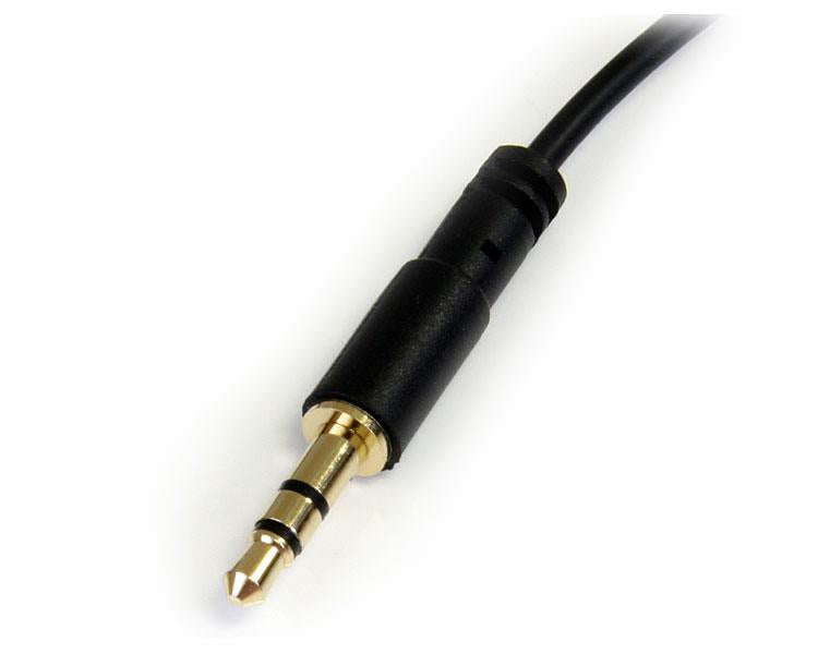 StarTech.com MU3MMSRA cable de audio 0.91 m 3,5mm Negro