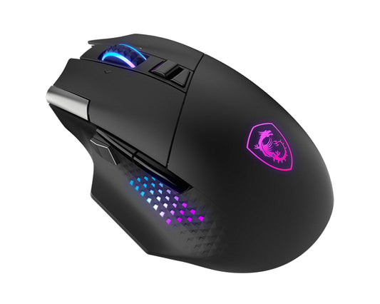 Mouse Inalámbrico Gamer MSI Versa Pro Wireless 26000 dpi RF Wireless/Bluetooth/USB-C Negro