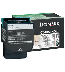 TONER LEXMARK NEGRO RETURN C540/43/44 X543/544