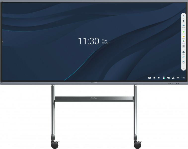 Viewsonic VB-STND-009 soporte para pantalla de señalización 2.67 m (105") Negro, Plata