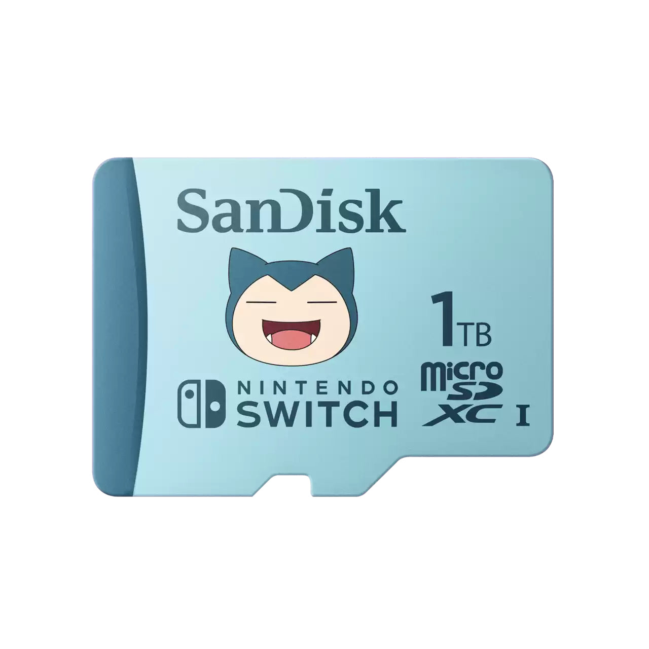Memoria SanDisk Pokemon Snorlax MicroSDXC UHS-I de 1TB para Nintendo Switch Color Azul
