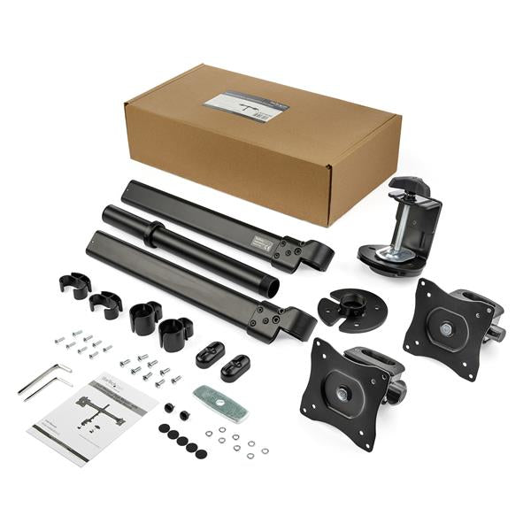 StarTech.com ARMBARDUOG soporte para pantalla plana 68.6 cm (27") Negro
