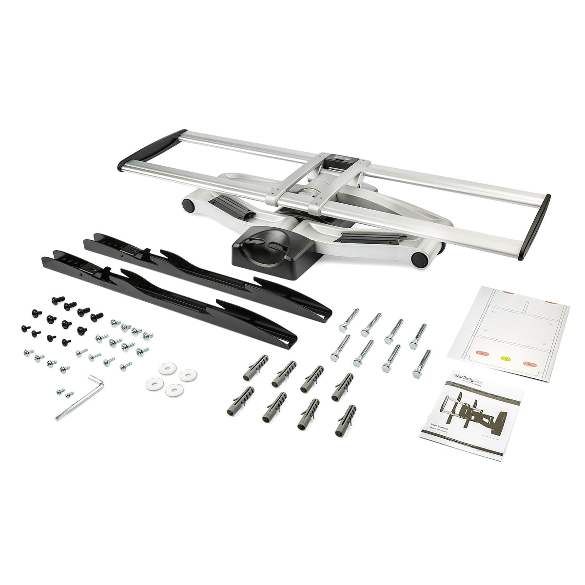 StarTech.com FPWARPS soporte para TV 190.5 cm (75") Negro, Plata
