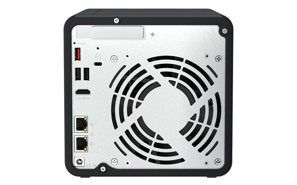 QNAP TS-464 NAS Tower Intel® Celeron® N5095 8 GB 0 TB QNAP QTS Negro, Bronce
