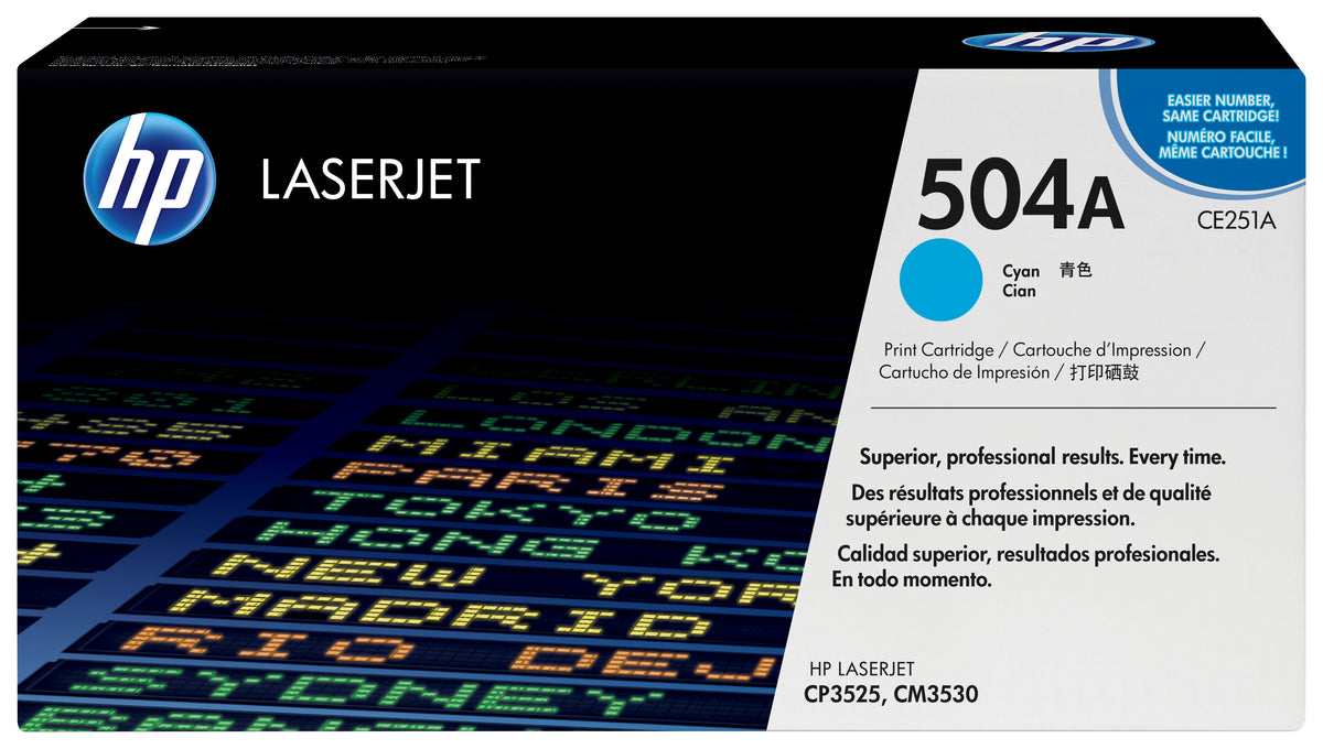 TONER HP CP3525 CM3530 MFP CYAN