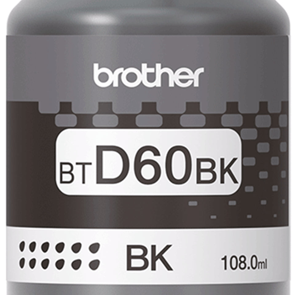 Tinta Brother BTD60BK Rendimiento 6500 Páginas DCPT310/DCPT510W Color Negro