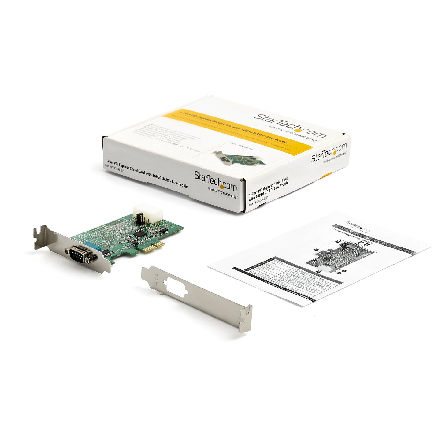 StarTech.com PEX1S953LP tarjeta o adaptador de interfaz Interno De serie