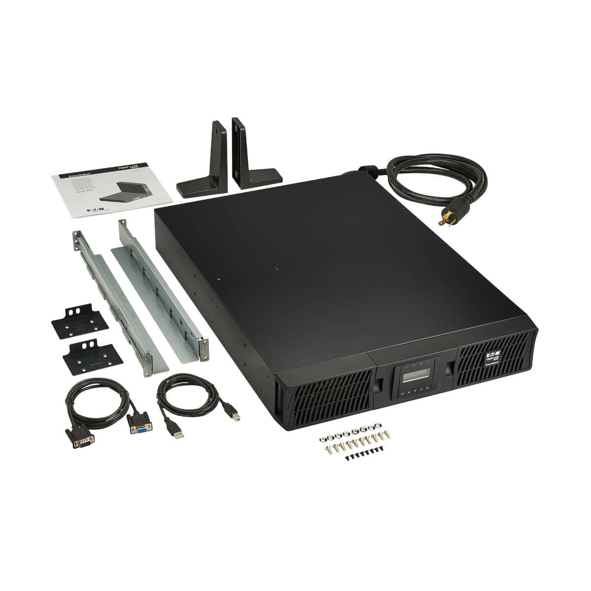Tripp Lite SU3000RTXLCD2U sistema de alimentación ininterrumpida (UPS) Doble conversión (en línea) 3 kVA 7 salidas AC