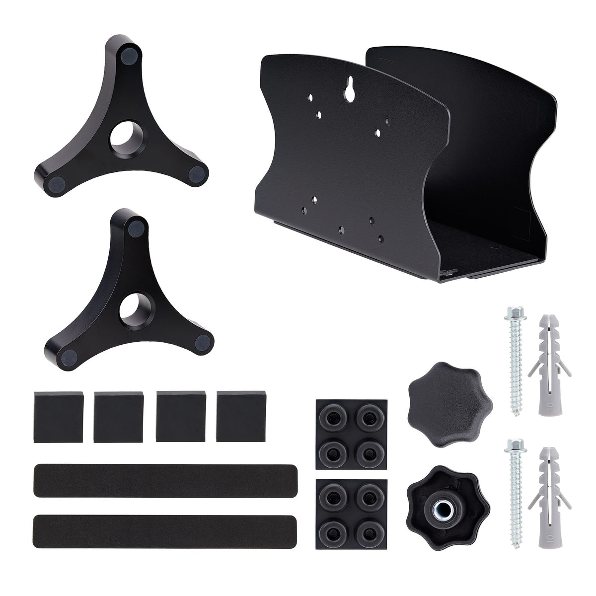 StarTech.com 2NS-CPU-WALL-MOUNT soporte para CPU Soporte de pared para CPU Negro