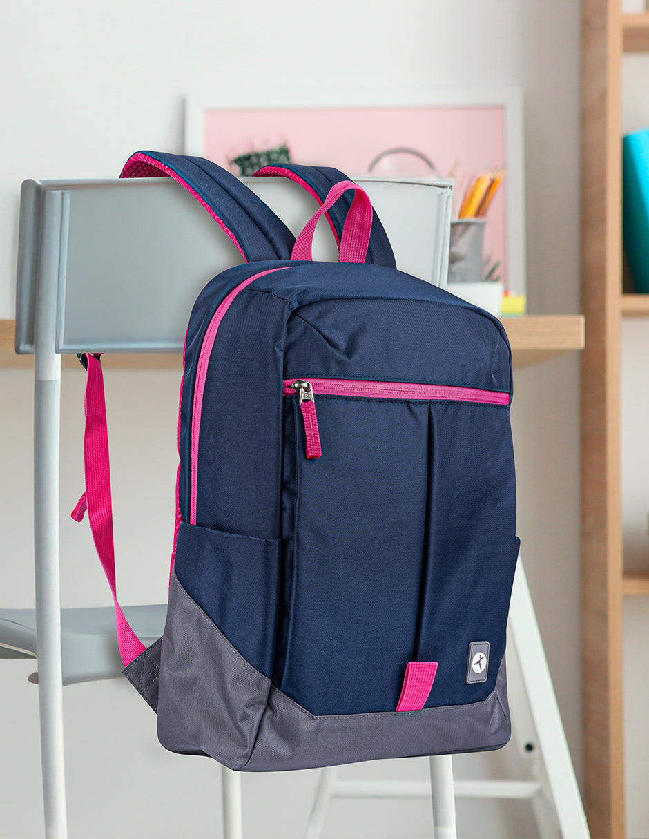 Mochila TechZone Rainbow Amarilla y Funcional con Diseño Vibrante Compartimientos Acolchados para Laptop y Table