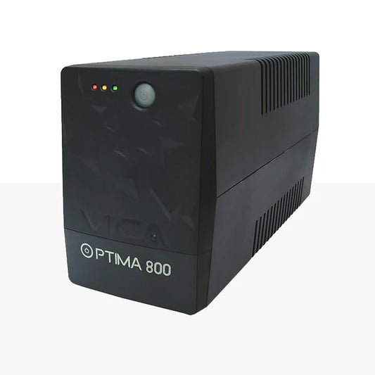 UPS Vica Ópima 800 800VA 480W 6 NEMA 5-15R 2 Reguladas Y 4 Respaldadas 3 Años WTY