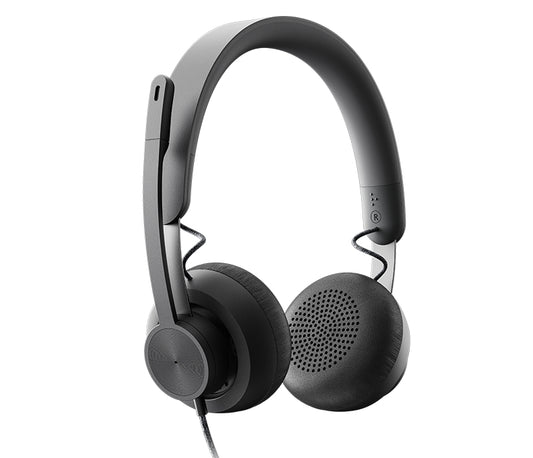 Logitech 981-000876 audífono y auriculare Auriculares Alámbrico Diadema Oficina/Centro de llamadas USB Tipo C Grafito