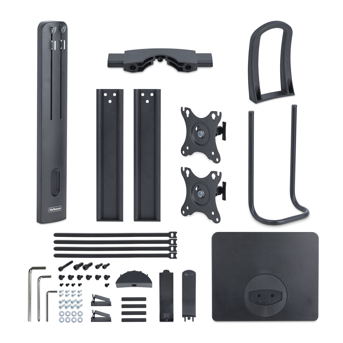 StarTech.com 2MC1S-MONITOR-STAND soporte para pantalla plana 68.6 cm (27") Negro